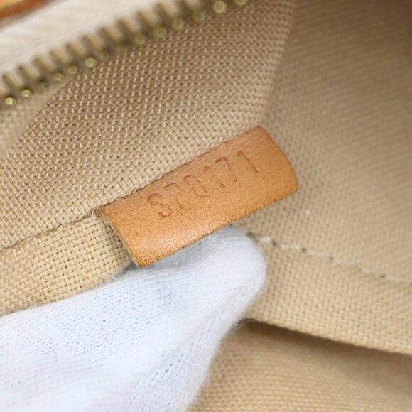 LOUIS VUITTON Siracusa PM Shoulder Bag Damier Azur Leather White N41113 84AA030 - Picture 11 of 16